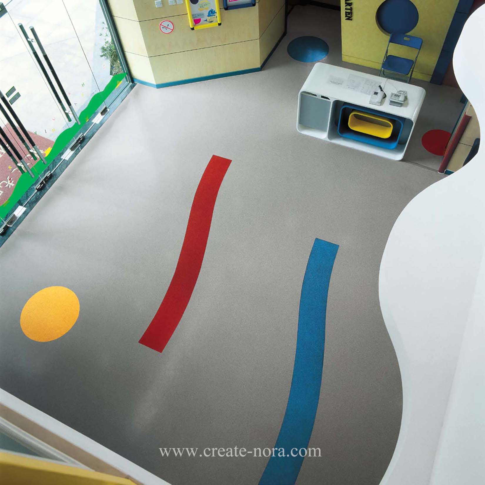 the photo of nora rubber flooring in  Shanghai Yanlord Kindergarten 2